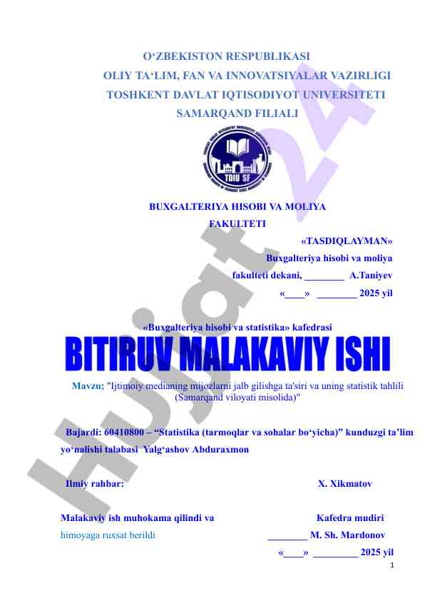 Ijtimoiy medianing mijozlarni jalb gilishga ta'siri