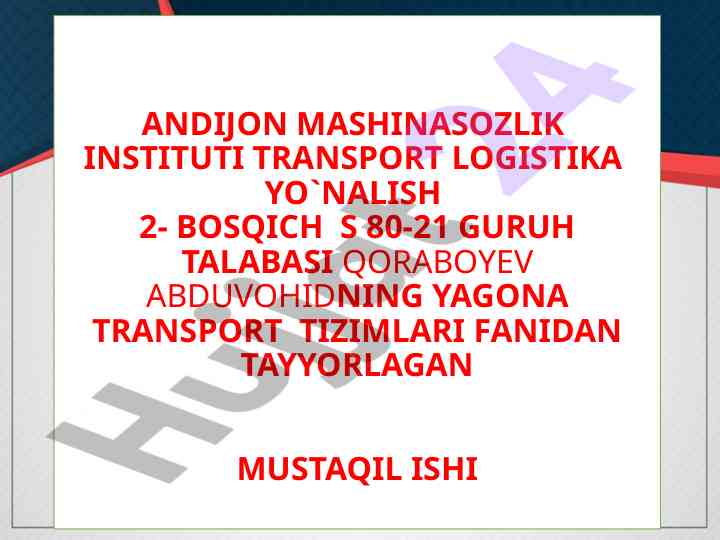 Angren logistika markazi haqida ma’lumot
