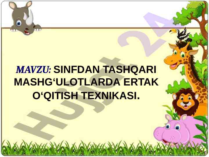 Tuma mavzular bo‘yicha o‘quv qo‘llanmalar