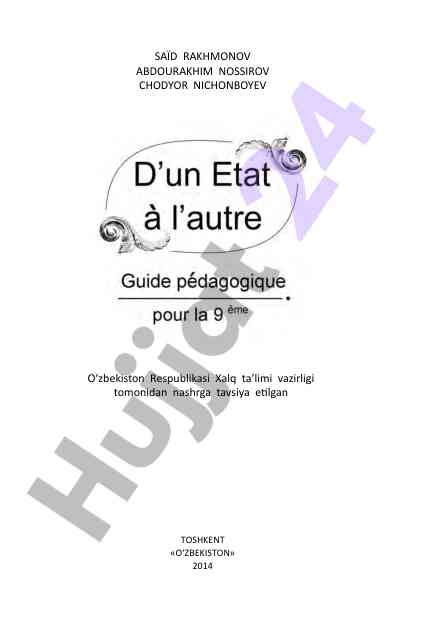 Metode de francais langue etrangere en 9eme