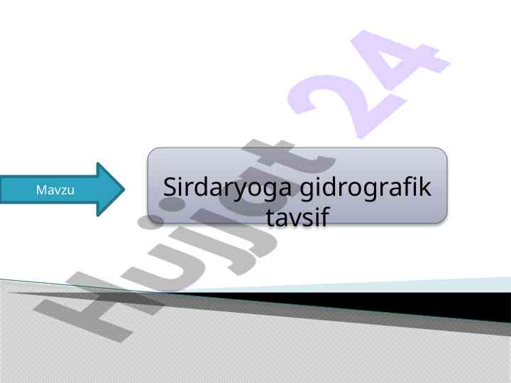 Sirdaryoning geografik tavsifi va nomlari