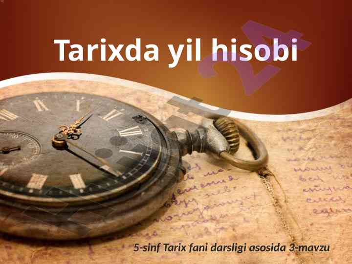 Milod va era tushunchalari tarixda yil hisobi