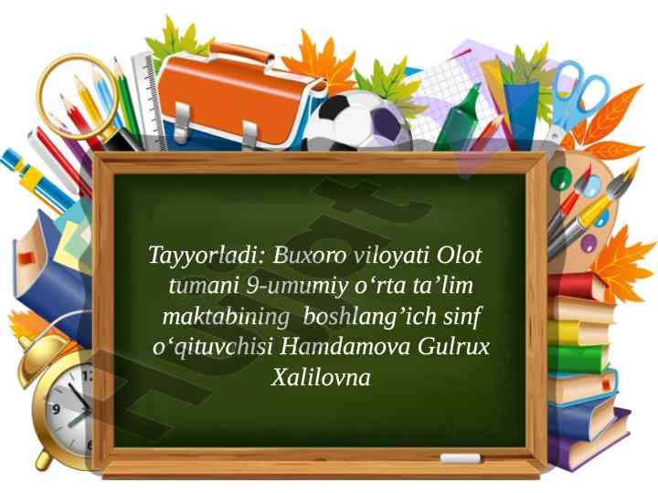 So‘zlardagi tovushlar va harflar munosabati dars
