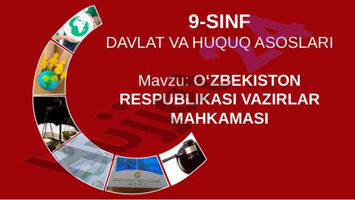 O‘zbekiston respublikasi vazirlar mahkamasining faoliyati