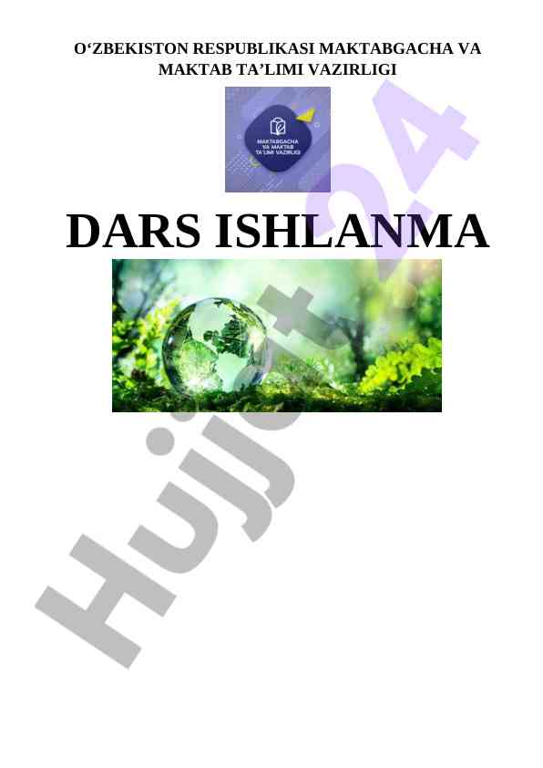 Odam organlari sistemasi dars ishlanmasi