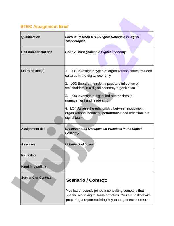 Btec assignment brief assessment criteria overview