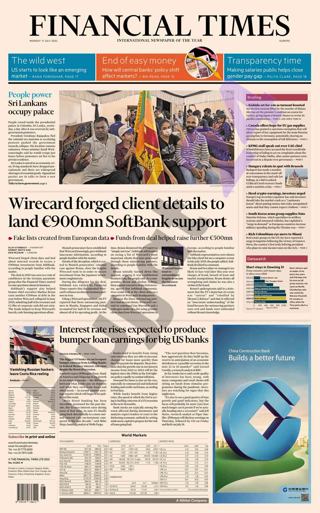 World market trends and currency fluctuations analysis