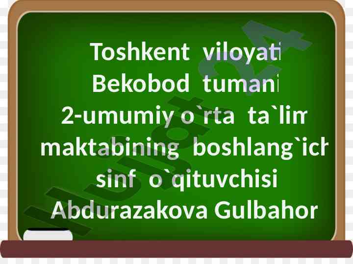 Venn diagrammasi bilan ta`limiy maqsadlar
