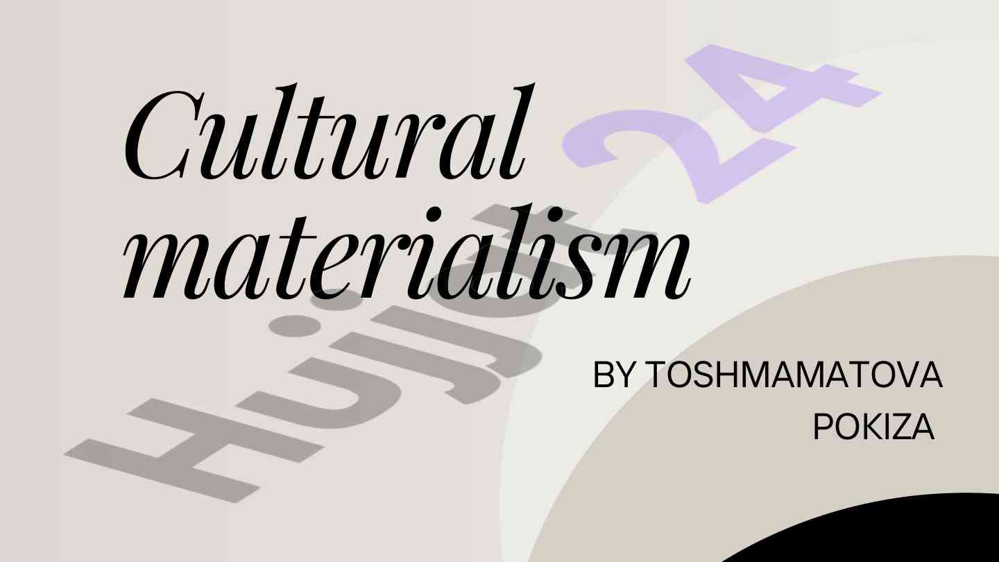 Understanding cultural materialism in literary criticism