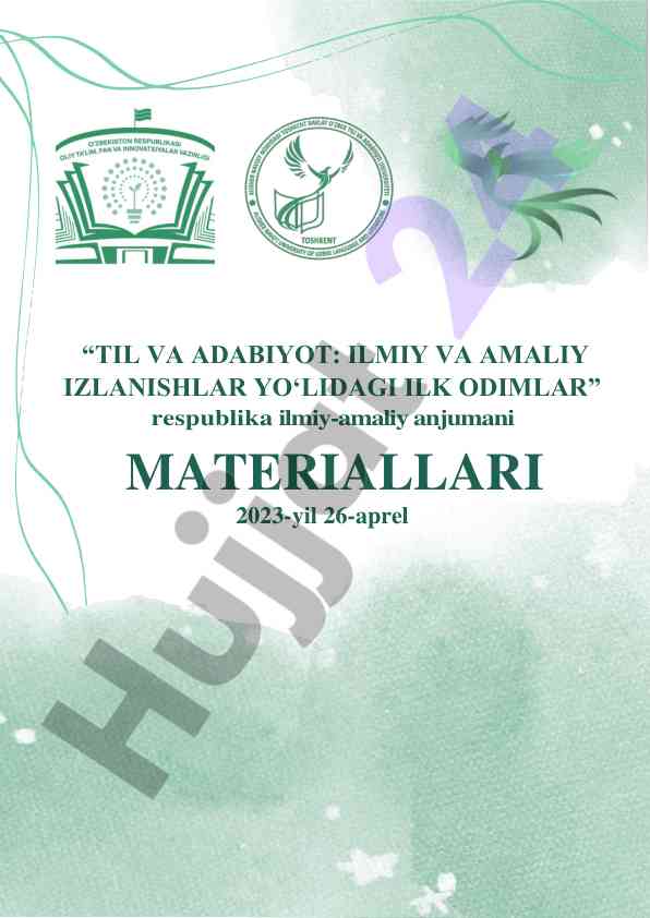 Til va adabiyot: ilmiy va amaliy izlanishlar