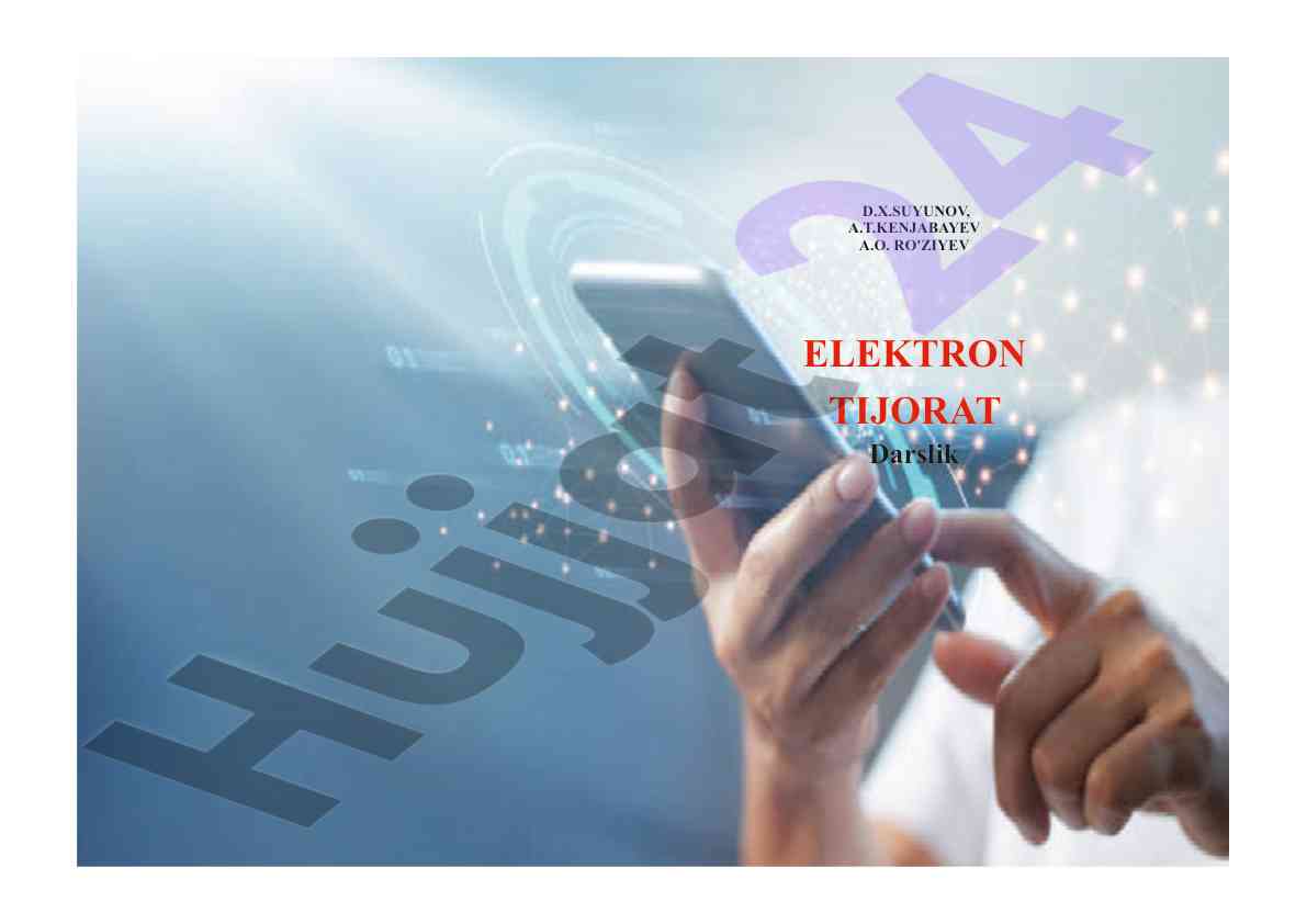 Elektron tijorat darslik 2023