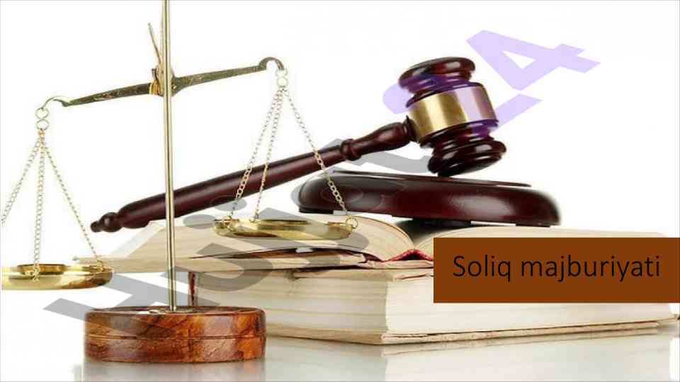 Soliq majburiyatini bajarishning umumiy qoidalari