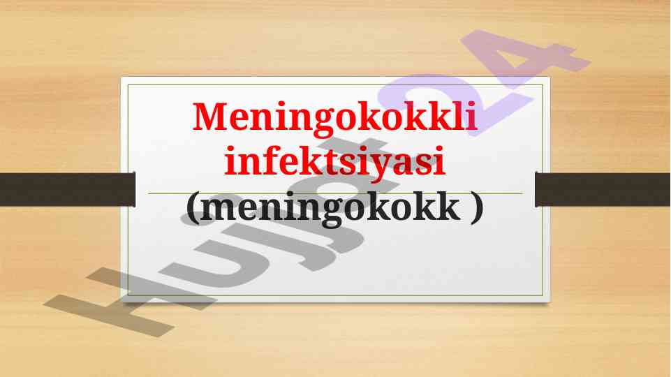 Meningokokkli infektsiyaning ta'siri va muammolari