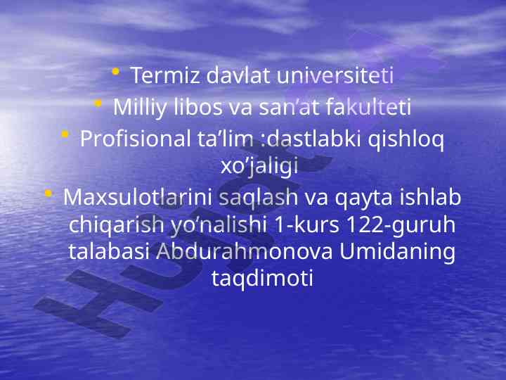 O’zbekiston mustaqilligi va tarixiy ahamiyati
