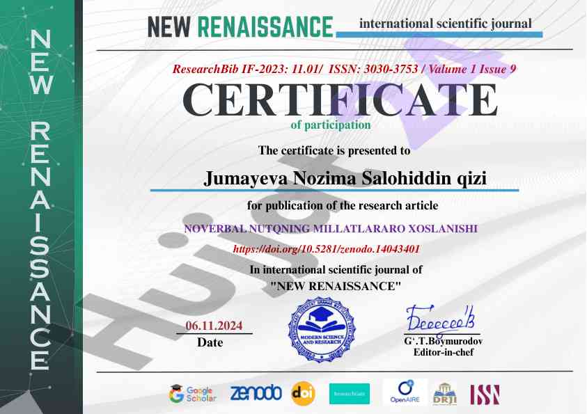 International scientific journal researchbib if-2023