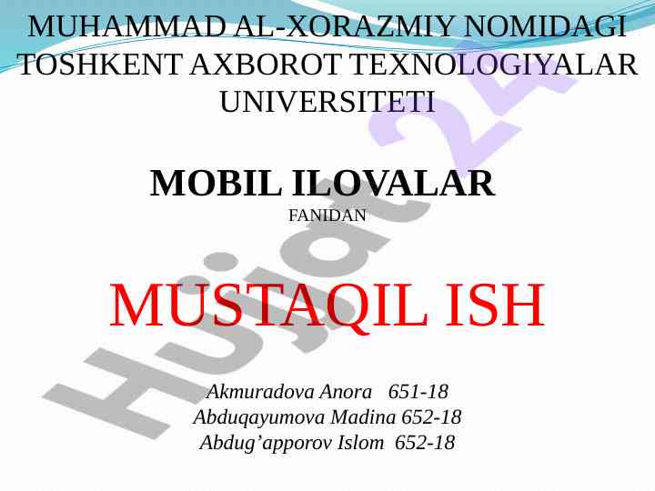Telegram api orqali bot dasturini yaratish