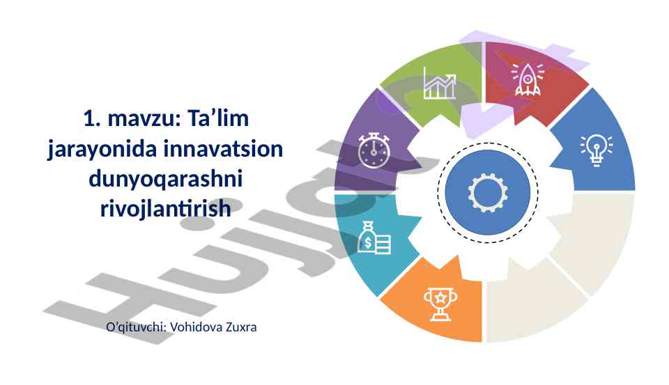 Ta’lim jarayonida innovatsion dunyoqarashni rivojlantirish