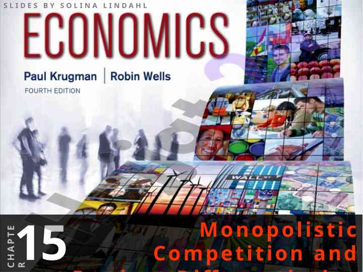Understanding monopolistic competition and product differentiation