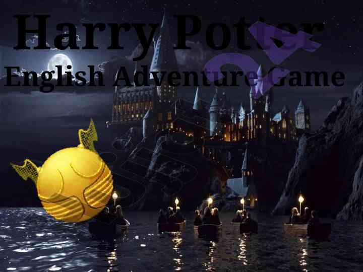 Harry potter english adventure game overview