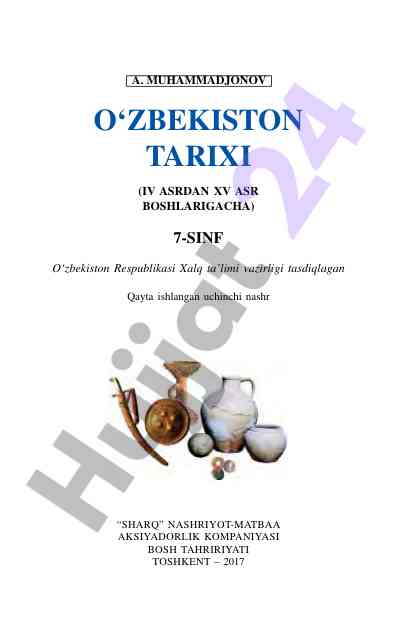 O‘zbekiston tarixi iv asrdan xv asr boshlargacha