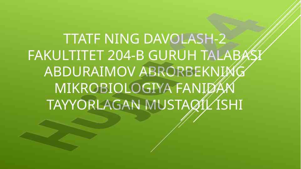 Gen injeneriyasi va uning tibbiyot amalyotida qo‘llanilishi
