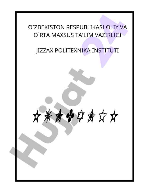 Amaliyotda o‘tilgan tajribalar va natijalar