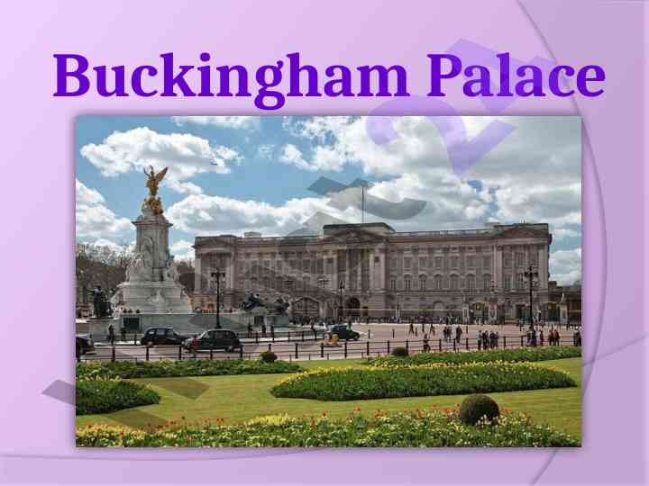History and architecture of buckingham palace