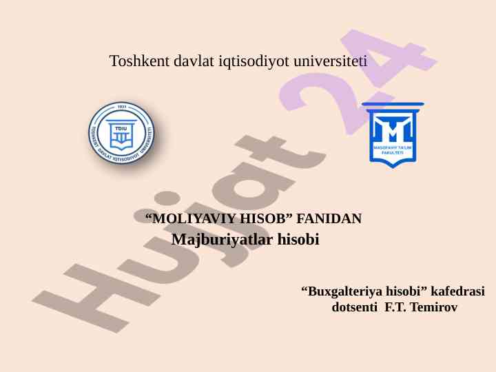 Majburiyatlar hisobi bo'yicha qisqa muddatli va uzoq muddatli analiz