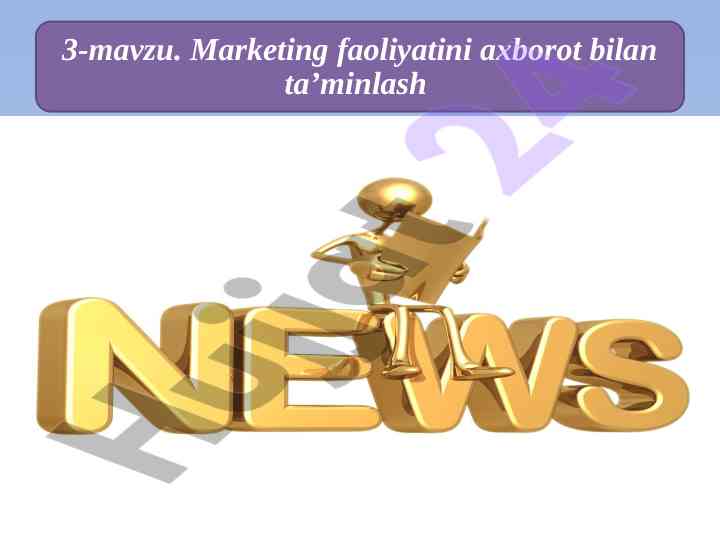 Marketing tashqi xabarnoma tahlili