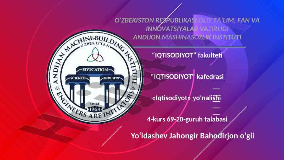 Masofaviy bank xizmatlari rivojlantirish yo‘llari