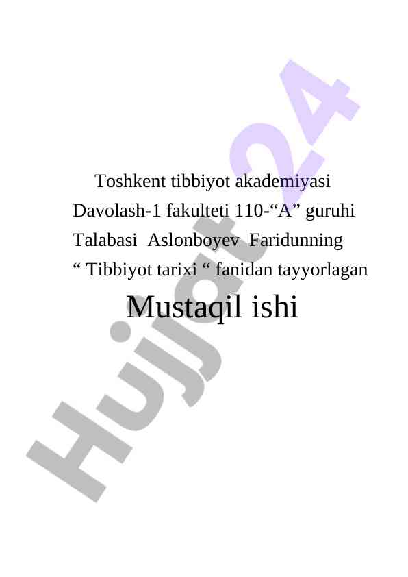 Tibbiyot tarixi: qadimgi yunoniston va rim analizi