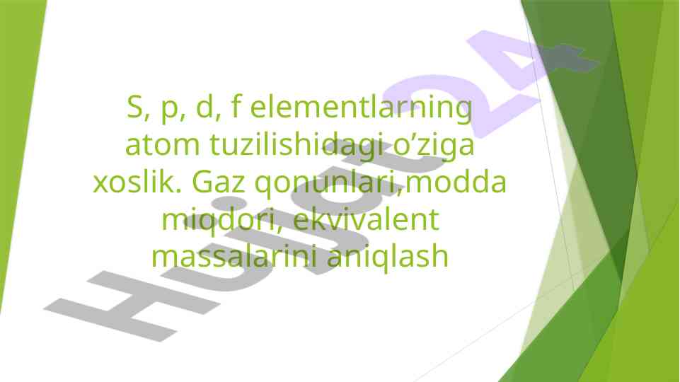 Gaz qonunlari va zichlik hisoblash usullari