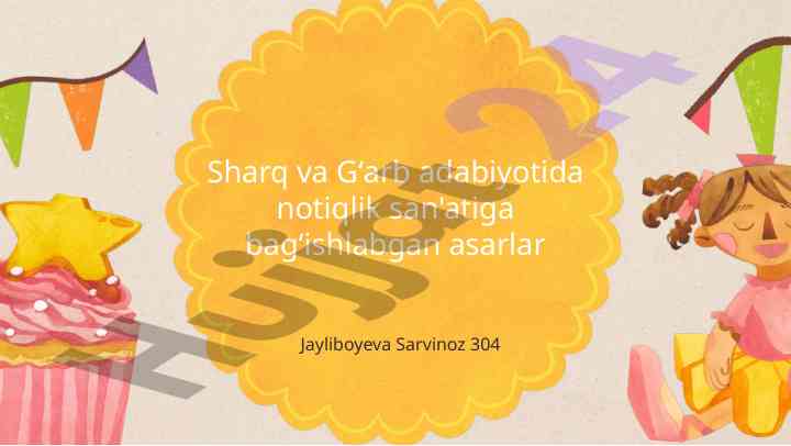 Notiqlik san'ati sharq va g'arb adabiyotida