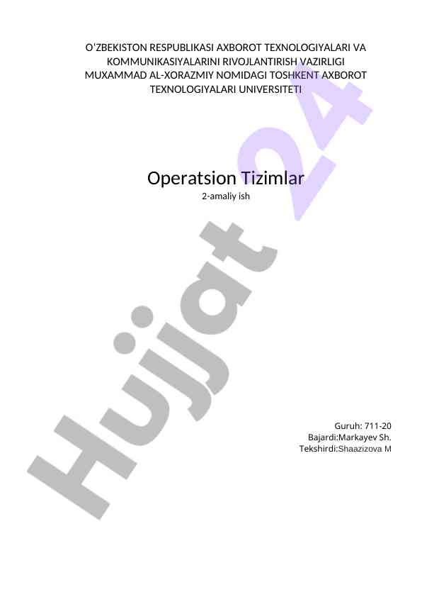 Windows otda buyruqlar satri va powershell amaliyoti