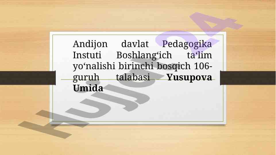 Boshlang‘ich o‘qish darsliklarida hikoyalar tahlili