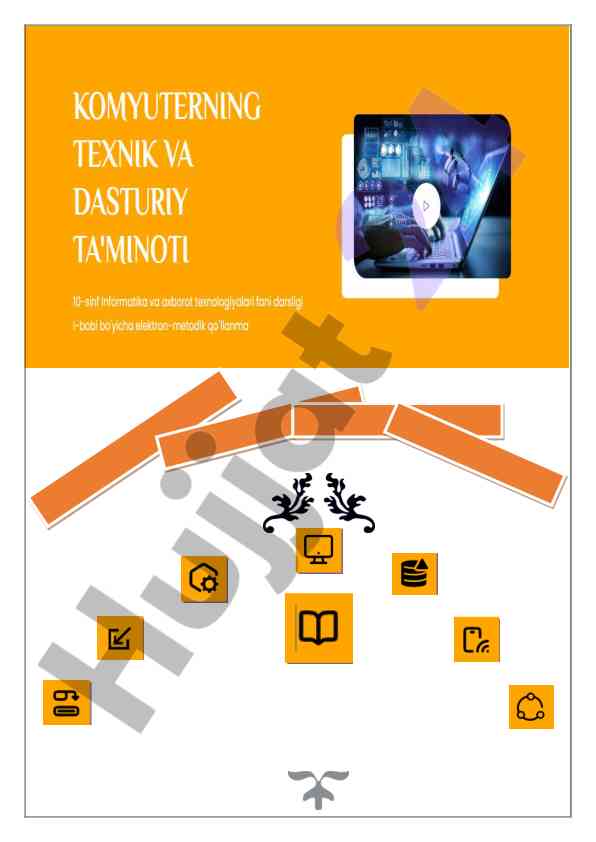 Kompyuterning texnik va dasturiy ta’minoti metodik qo‘llanma