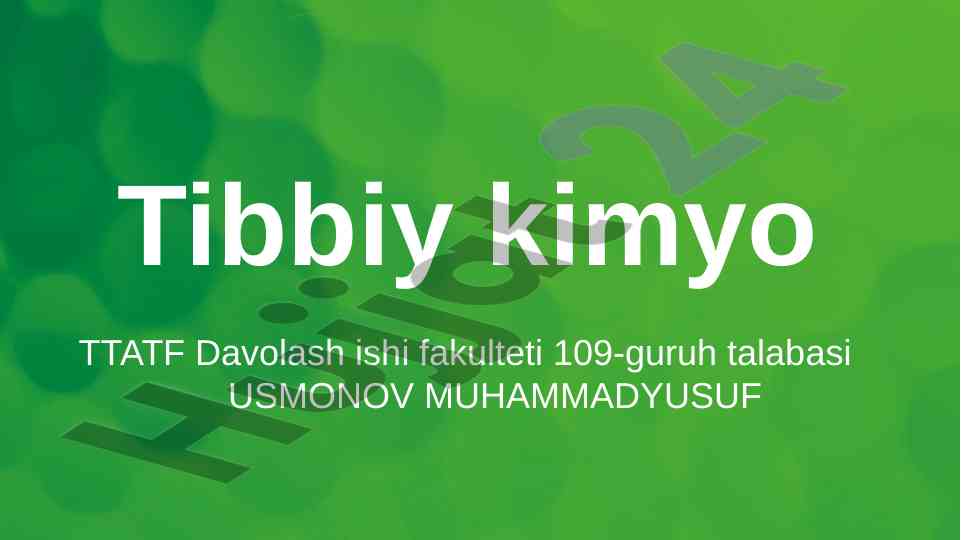 Kolloid sistemalarni dializ bilan tozalash usullari