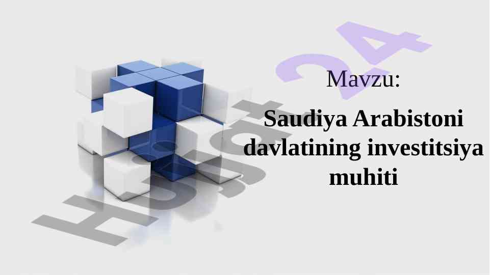 Saudiya arabistonining yalpi ichki mahsulot ko'rsatkichlari
