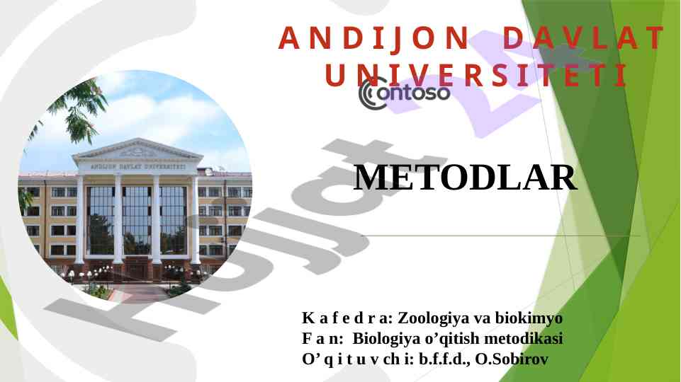 Innovatsion ta’lim texnologiyalarini tatbiq etish