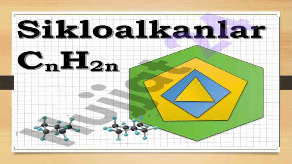 Sikloalkanlar Va Ularning Kimyoviy Xossalari