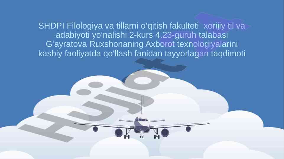 Bulutli hisoblashlar va ularning asosiy tushunchalari