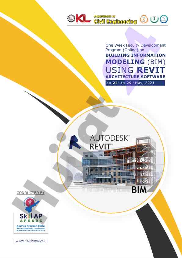 Building information modeling using revit architecture