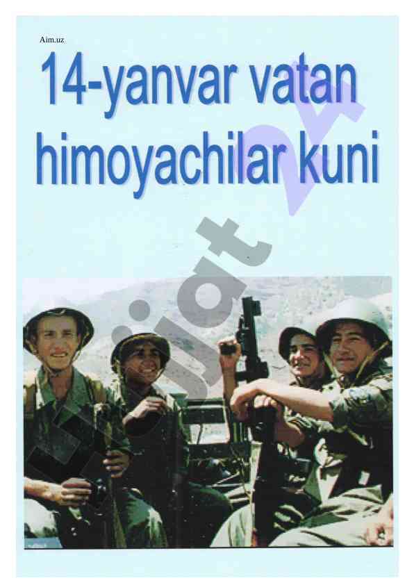 Vatan himoyachilari kuni tadbiriga tayyorlanish