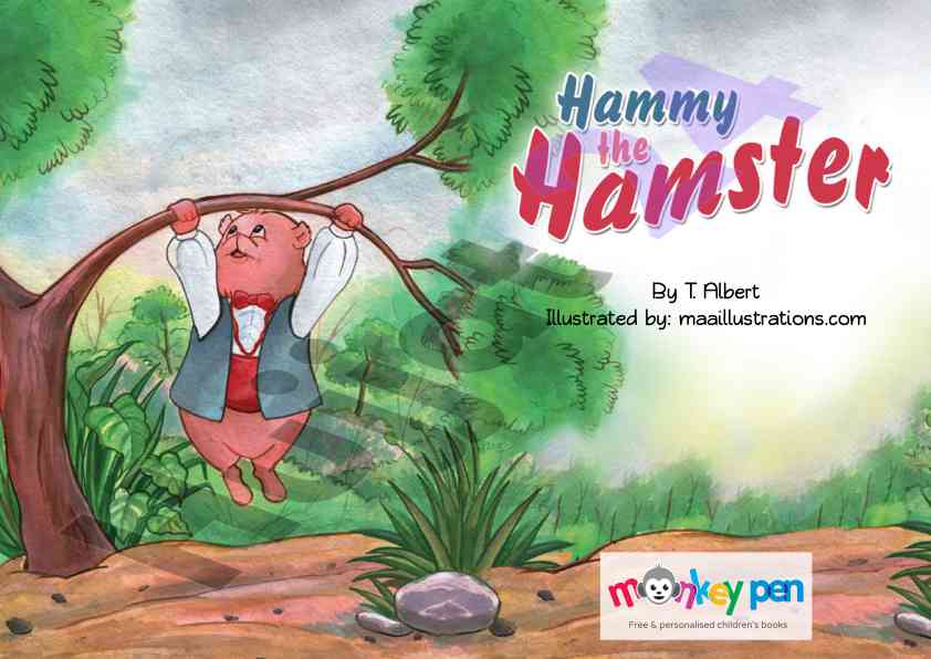 Hammy the hamster adventures in the burrow