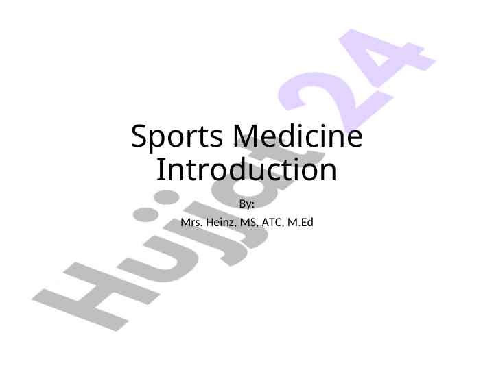 History and development of sports medicine overview