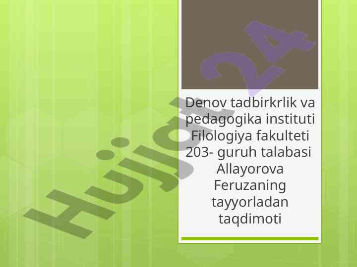 Shoh edipda tragizm muammosi taqdimoti