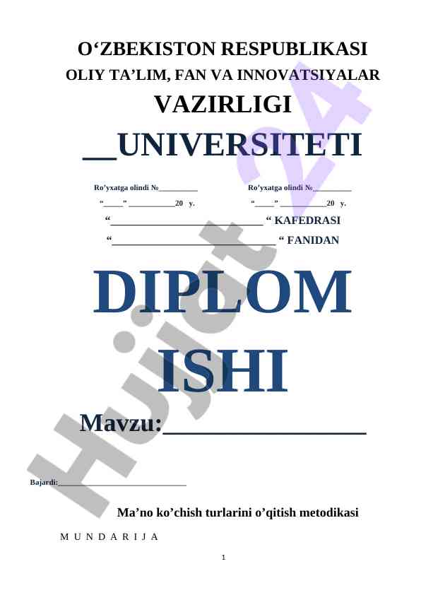 Ma’no ko’chish turlarini o’qitish metodikasi