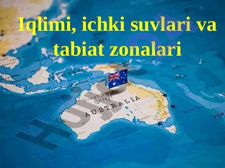 Avstraliyaning iqlim mintaqalari va xususiyatlari