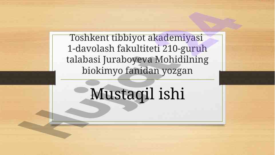 Glikogen kasalliklar tahlili va ularning turlari