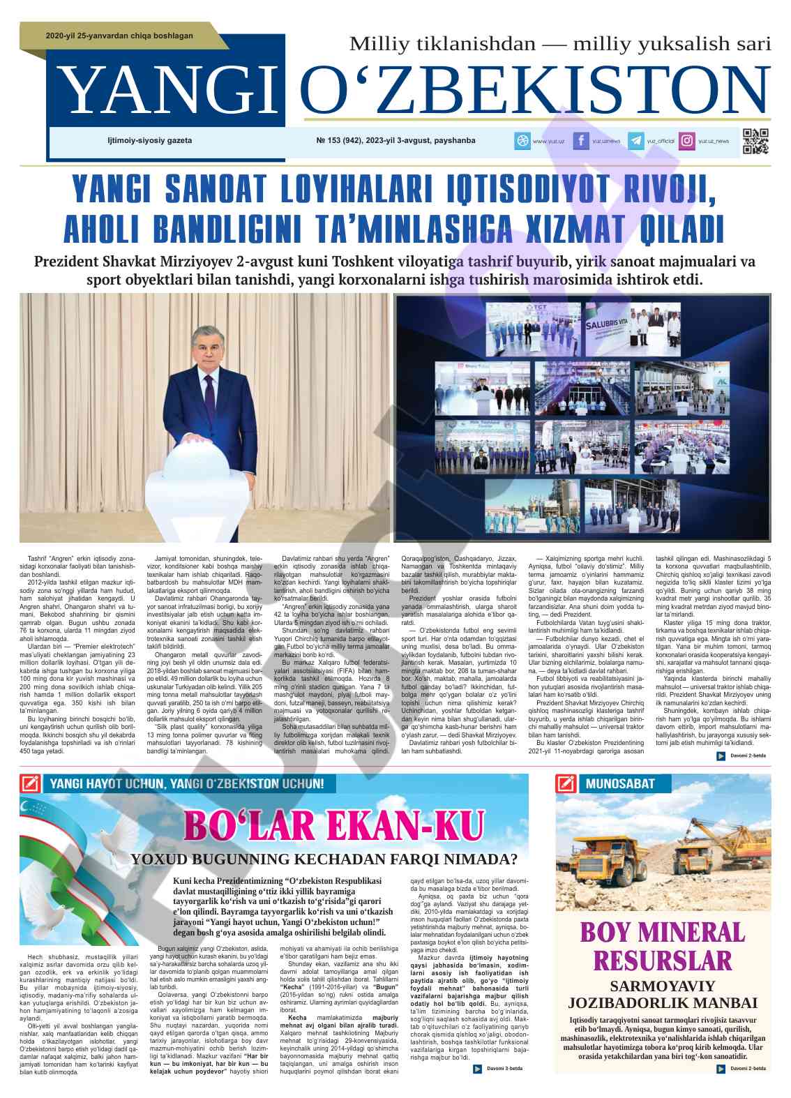 Iqtisodiy taraqqiyot va sanoat rivoji